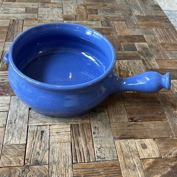 Blue Stoneware R.K. Wachau Pottery Austria Soup Chili Bowl 8 1/2” diameter - Picture 3 of 8